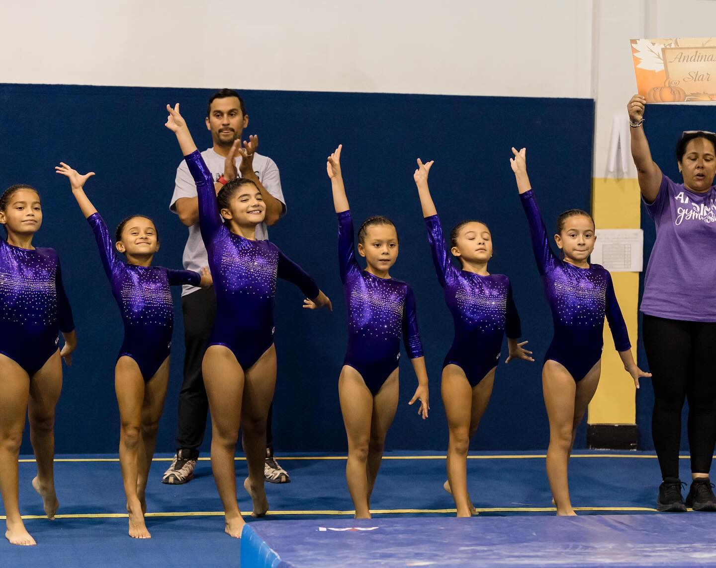 presentación del equipo de gimnasia en Miami